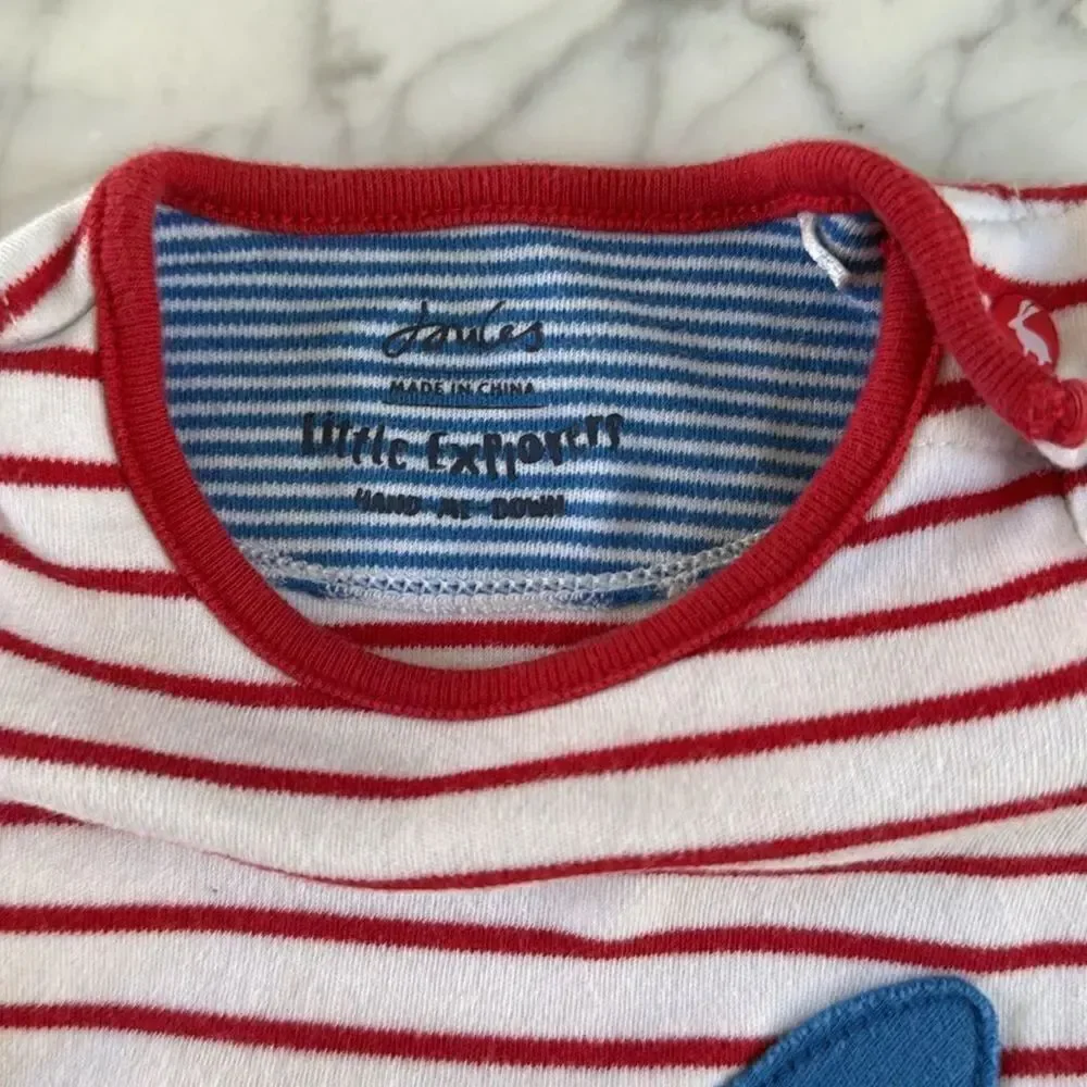 Joules Winfield Romper Rocket Planet Sz 6-9 Mo